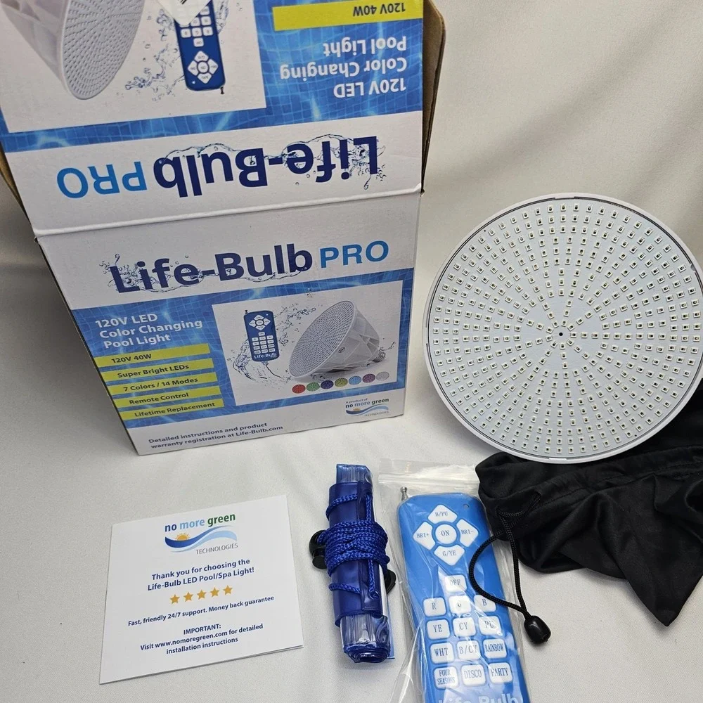 Life-Bulb Pro LED Pool Light For In Ground Pool 120V 40W Pool Light XR Signal